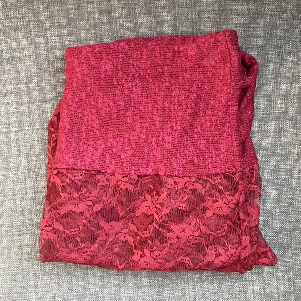 Maurices Lace Floral Scarf